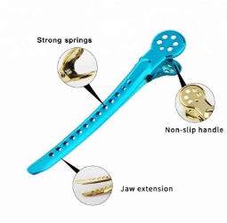 Щипки за коса - комплект 12 бр - Сребърни