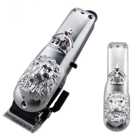 Carcasa metalica 3d lion king silver masina de tuns wahl