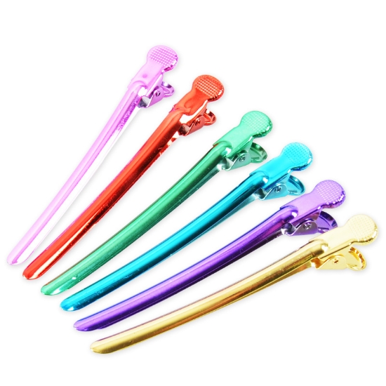 Clipsuri de par - set 12 bucati - Silver