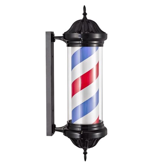 Reclama luminoasa frizerie barber shop m345dd1 barber pole
