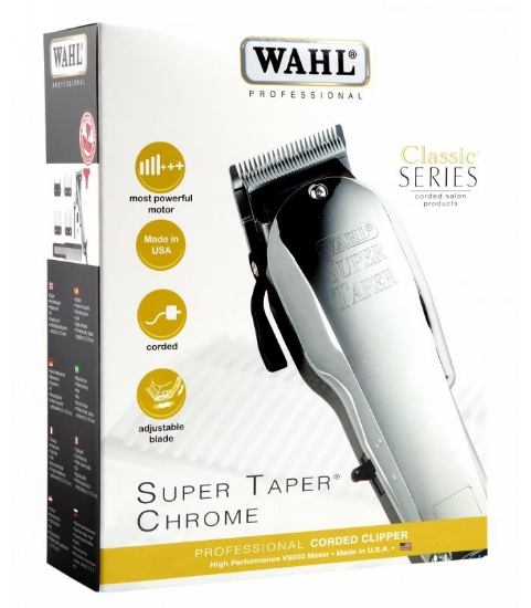 WAHL - Mașină de tuns Super Taper Chrome - cu fir