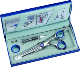 Ножица за подстригване - KIEPE Blue Fire / 211 - 5.5 инча - лява ръка