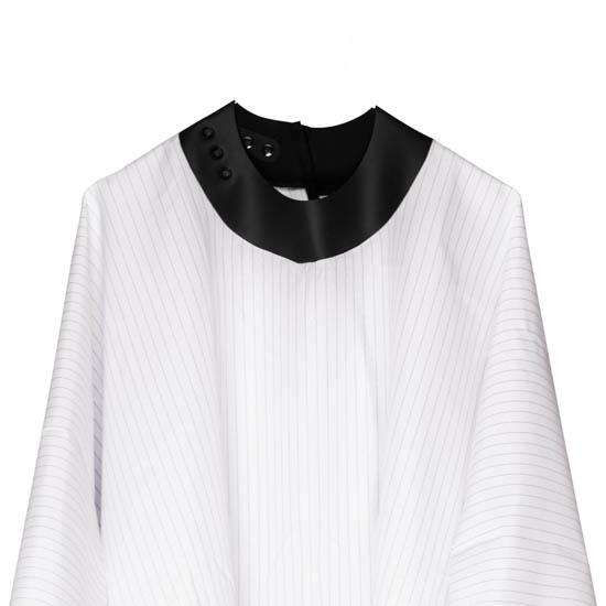 NEOCAPE  - Pelerina frizerie/coafor Guler Neopren UNIGOWN - Alba