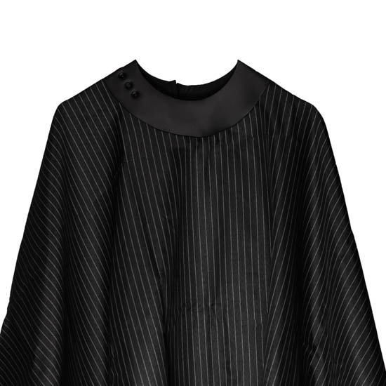 NEOCAPE - Pelerina frizerie/coafor Guler NEOPREN - Zebra - Negru