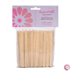 Дървени шпатули за нанасяне на восък - средни - 100 бр Epilatpro