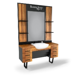 Мебели за бръснарски салон -SOMPREMIUM - Barber Shop - Модел BT110
