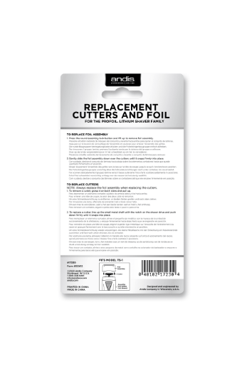 Folie + cutit  - ANDIS  shaver Profoil - Copper