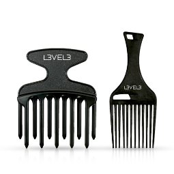 Set piepteni coafor - L3VEL3 /frizerie - Pick - 2 buc