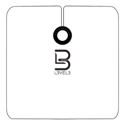 Бръснарска пелерина с неопренова яка - Бяла - L3VEL3 