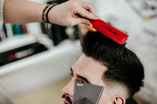 Perie coafat/frizerie - POP BARBER - 9 file - Rosie