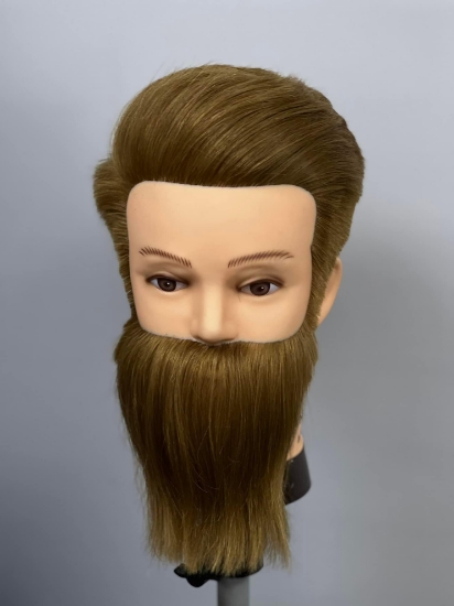 EUROSTIL - Cap de manechin 100% par natural - INDIAN - Barbat