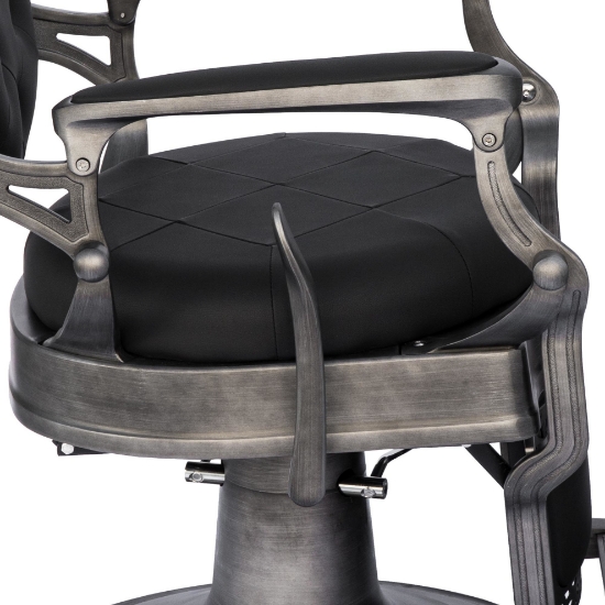 Scaun frizerie - MENOSER - Washington - Negru