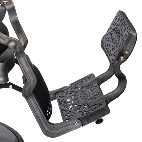 Scaun frizerie - MENOSER - Washington - Negru