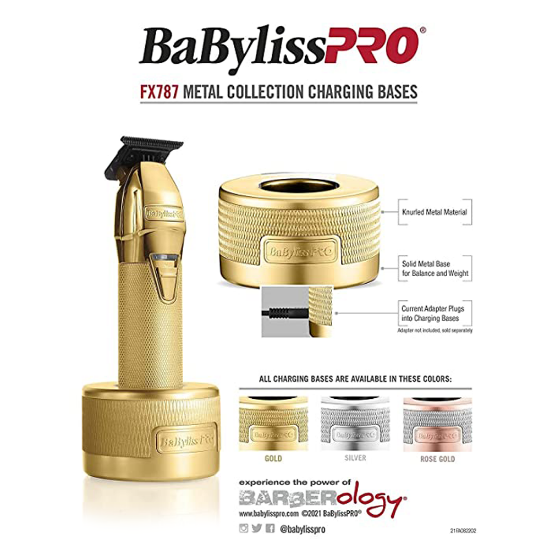 BABYLISS - Stand incarcare pentru masina de contur Skeleton FX787 - Auriu