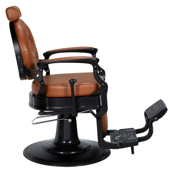 MIRPLAY - Scaun frizerie - Check  BR - Maro