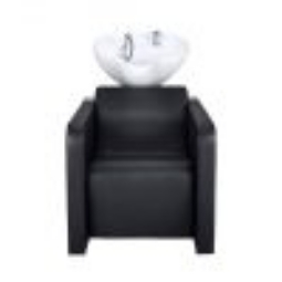 Фризьорски стол с мивка - Бяла- Barber Shop - Jacob