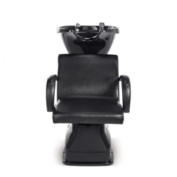 Фризьорски стол с мивка - Черен - Barber Shop - Oliver