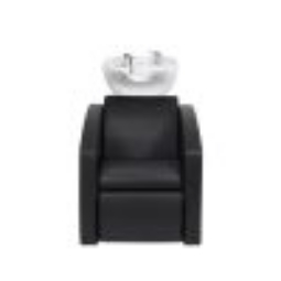 Фризьорски стол с мивка - Бяла - Barber Shop - Peter