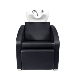 Фризьорски стол с мивка - Бяла - Barber Shop - Ralph