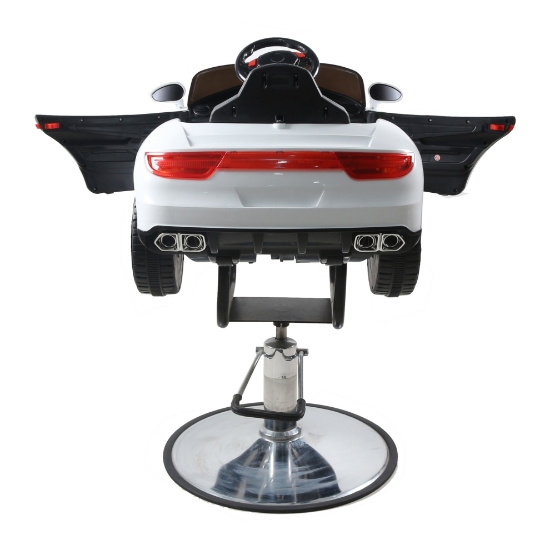 MENOSER - Scaun frizerie pentru copii - Dallas - Alb