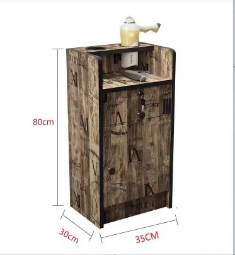 Бръснарски шкаф мебел - MENOSER - OC2011