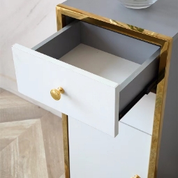 Шкаф с чекмеджета / Мебел фризьорски салон /  бръснарсница - MENOSER - OC2046