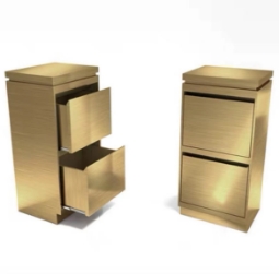 Шкаф мебел фризьорски салон / бръснарсница- MENOSER - OC2051