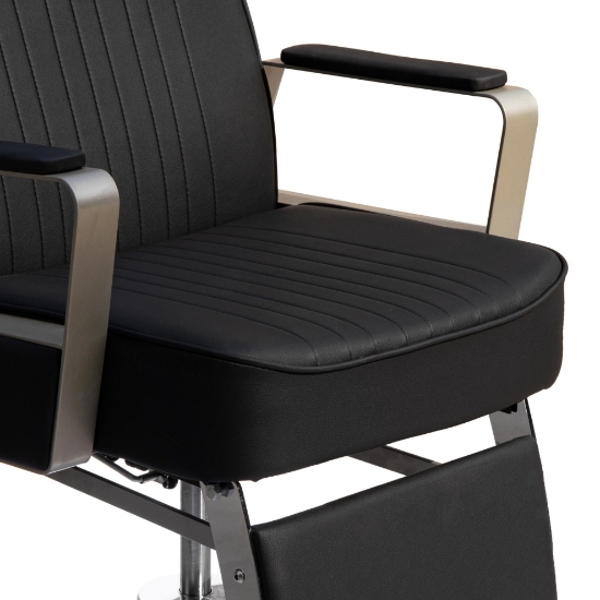 Scaun frizerie - MENOSER -  San Diego - Negru