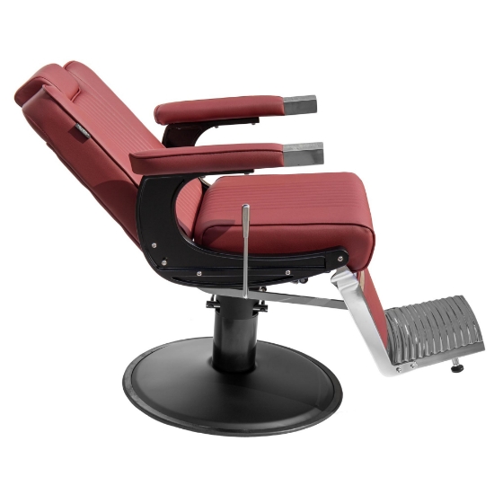 Scaun frizerie - MENOSER - New York - Rosu
