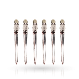 Clipsuri de par - set 6 bucati -  Argintiu