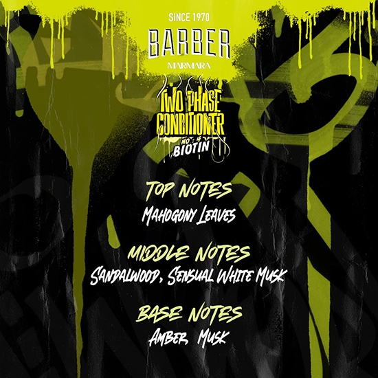 Снимка на Балсам за коса grooming - MARMARA BARBER - БИОТИН - 500 мл