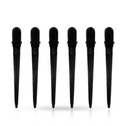 Снимка на Щипки за коса - ROVRA - комплект 6 броя - Черни