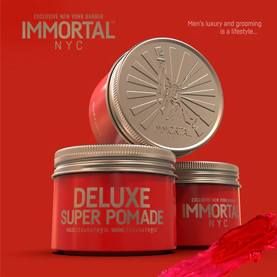 Снимка на Ceara de par - IMMORTAL - Deluxe Super Pomade - 100 ml