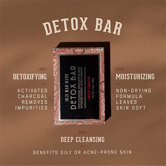 Снимка на Детокс сапун - MAN MADE -  Sweet Tobacco - 198 грама