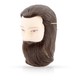 Манекен глава - MENOSER -  100% естествена коса - МЪЖ