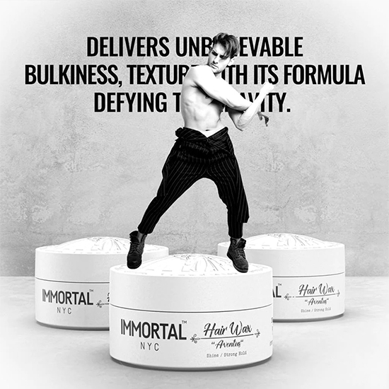 Снимка на Вакса за коса - IMMORTAL - Aventus - 150 мл