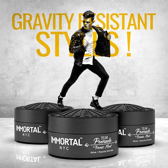 Снимка на Вакса за коса - IMMORTAL - Iconic Men - 150 мл