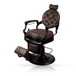 Бръснарски стол - MENOSER - Cordoba - Кафяв