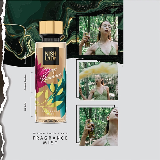 Снимка на Спрей за коса - NISH LADY - Romance - 260 мл