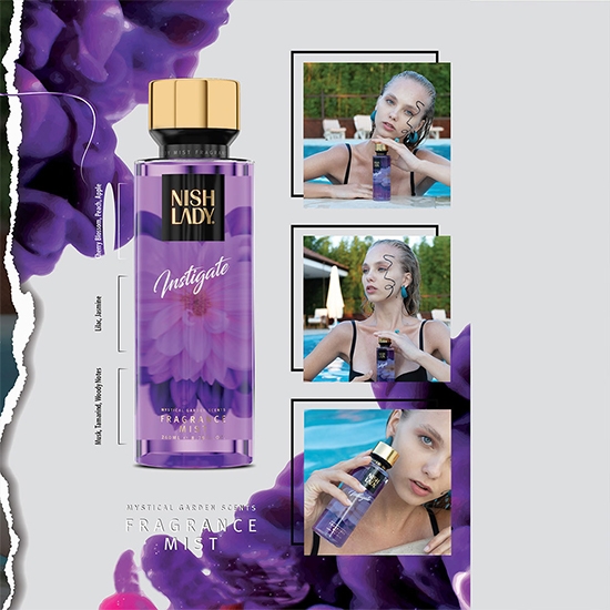Снимка на Спрей за тяло- NISH LADY - Instigate - 260 мл