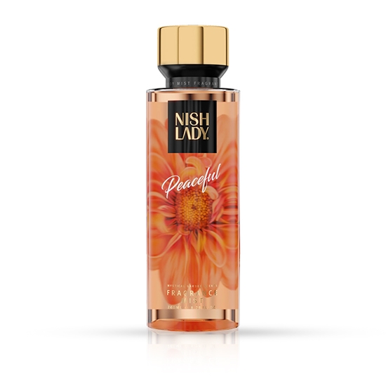 Снимка на Спрей за тяло - NISH LADY - Peaceful - 260 мл