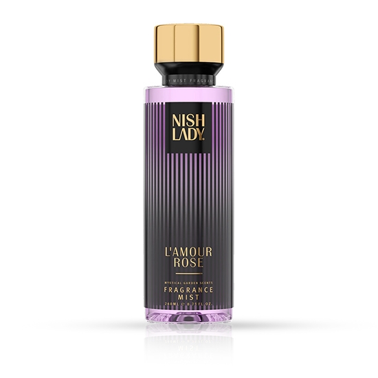 Снимка на Спрей за тяло - NISH LADY - L'amour Rose - 260 мл