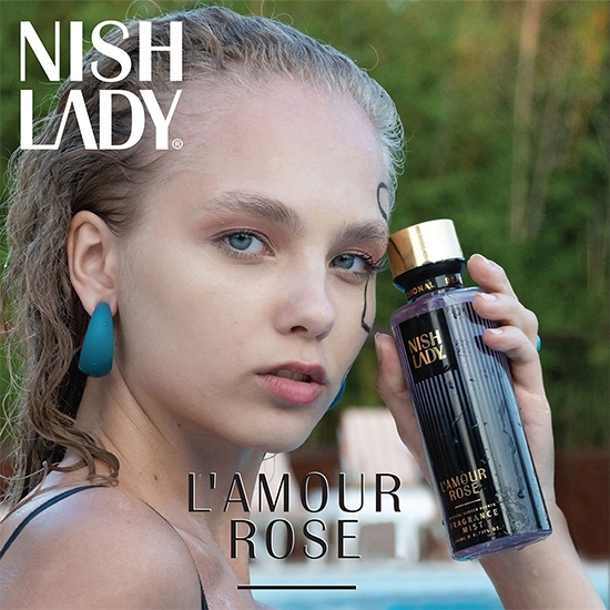 Снимка на Спрей за тяло - NISH LADY - L'amour Rose - 260 мл