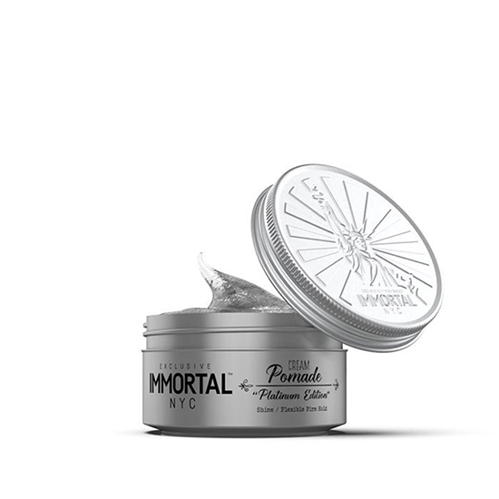 Снимка на Вакса за коса  - IMMORTAL - Pomade - Platinum Edition - 150 мл
