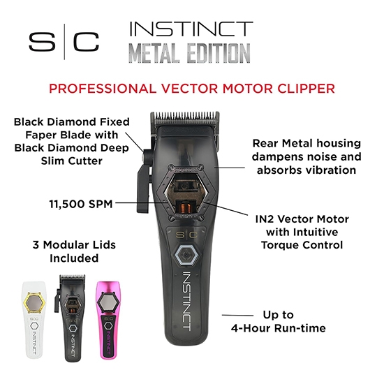 Снимка на Maшинка за подстригване STYLECRAFT - Instinct - Metal Edition -  безжична 