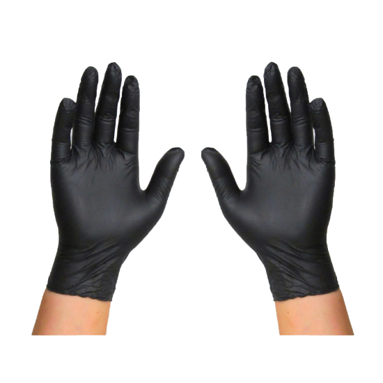 MERCATOR MEDICAL - Manusi profesionale din nitril - Negru - M