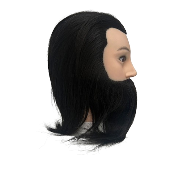 Снимка на Манекен глава за бръснарска практика - MENOSER - Мъж - тъмно кестеняв