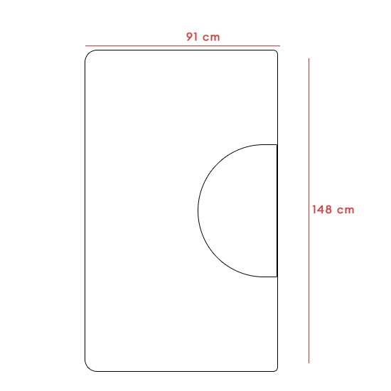 Снимка на Килимче против плъзгане и умора - MENOSER - Квадратно
