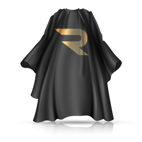 Снимка на Пелерина с неопреноваа яка -  ROVRA - Черна R