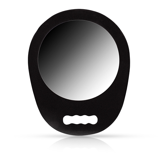 Снимка на Кръгло огледало фризьорски / бръснарски салон - L3VEL3 - Черно